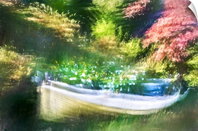 Boat Filled With Flowers