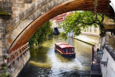 Boating on the Canal in Prague