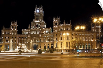 Cibeles Plaza at Night - Madrid