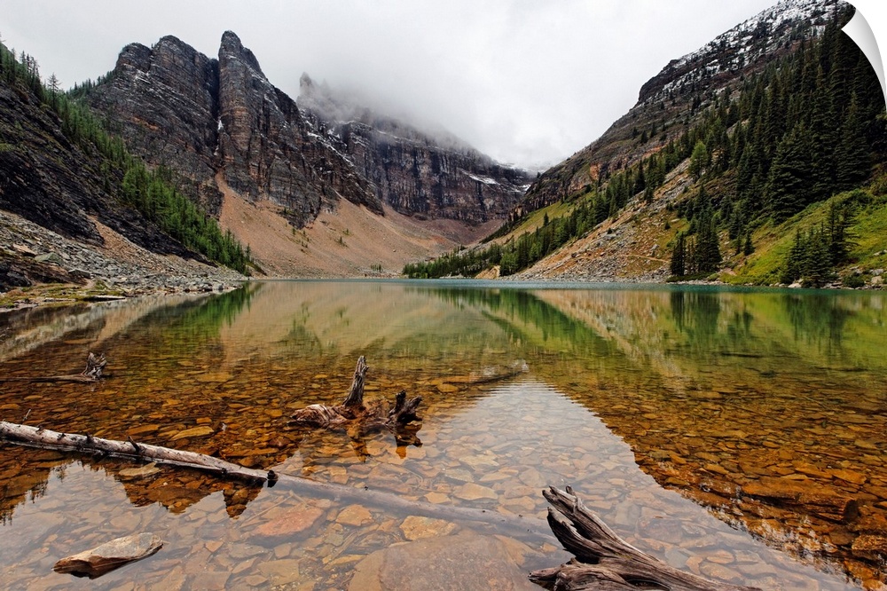 Tranquil View of Lake Agnes, Banff National Park, Alberta, Canada