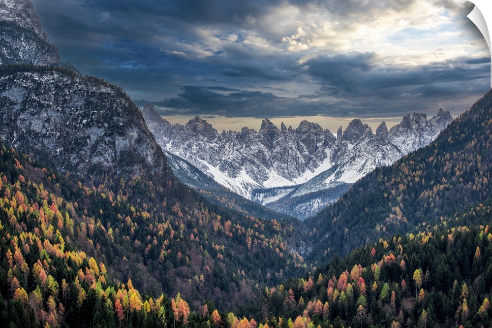 While I was traveling I noticed this wonderful glimpse. It is a mountain range in the Veneto and Friulian Dolomites. Their...