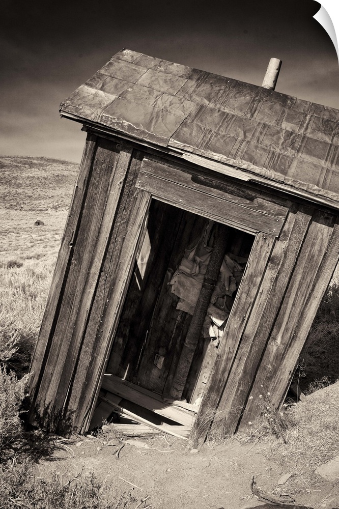 Ghost Town Outhouse, Bodie State Historic Park, California