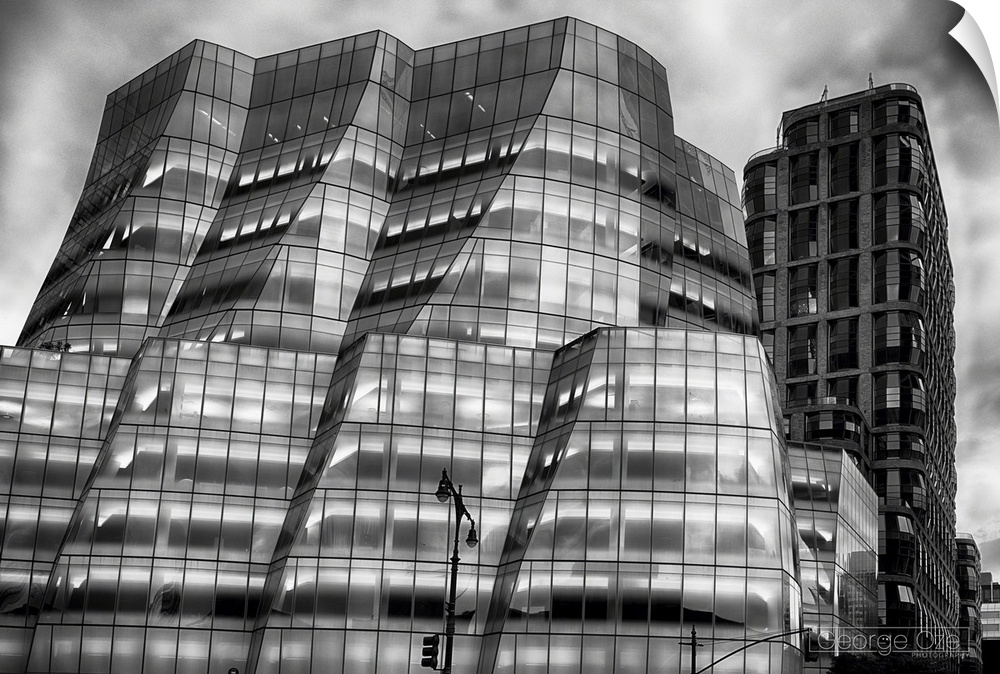 Modern Architecture of the IAC Office Building, Manhattan, New York, USA