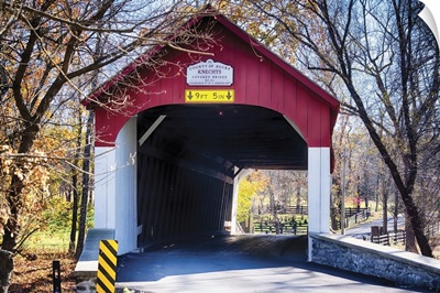 Knechts covered Bridge, Fall Scenic