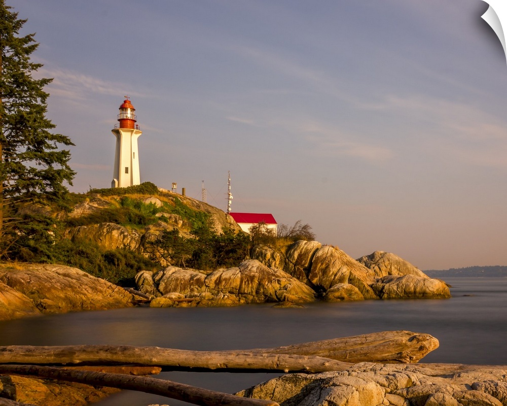 Sunset at Lighthouse Park, West Vancouver, British Columbia, Canada