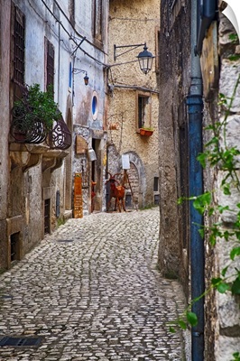 Medieval Street in Sermoneta