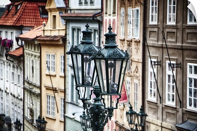Old Gas Lamps in Prague