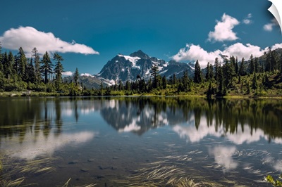 Picture Lake With Mt. Shuksan