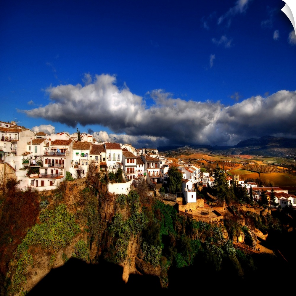 View of the city of Ronda in Spain