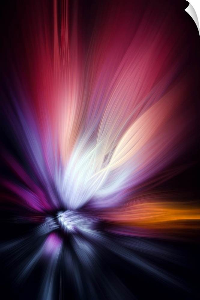 Abstract photography created using photographic manipulation