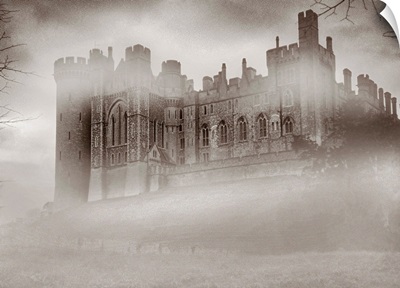Warwick Castle in the Fog