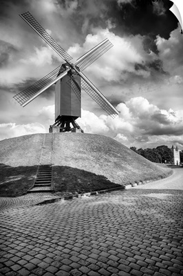 Windmill In Bruges
