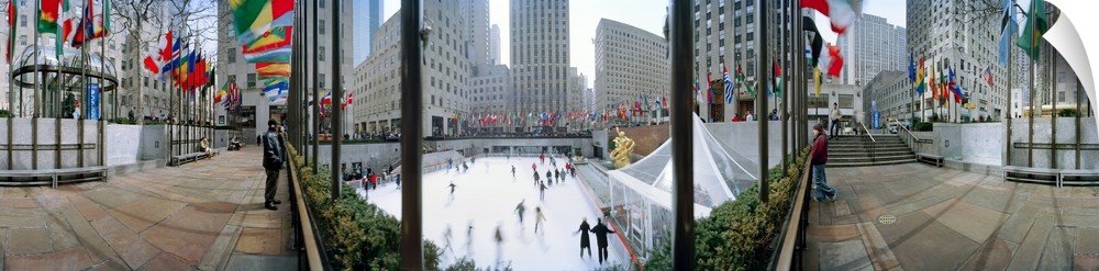 360 degree view of a city Rockefeller Center Manhattan New York City New York State