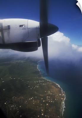 Aerial Beef Island Tortola British Virgin Islands