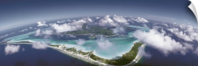 Aerial Bora Bora French Polynesia