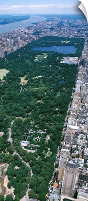 Aerial Central Park New York City NY