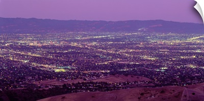 Aerial Silicon Valley San Jose CA