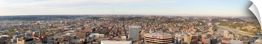 Aerial view of a city Cincinnati Hamilton County Ohio