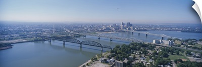 Aerial view of a city, Louisville, Kentucky