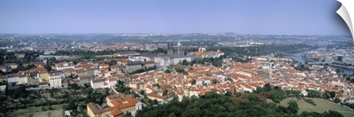 Aerial view of a city, Prague, Czech Republic
