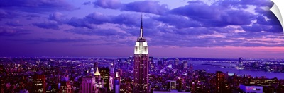 Aerial view of a city, Rockefeller Center, Midtown Manhattan, Manhattan, New York City, New York State,