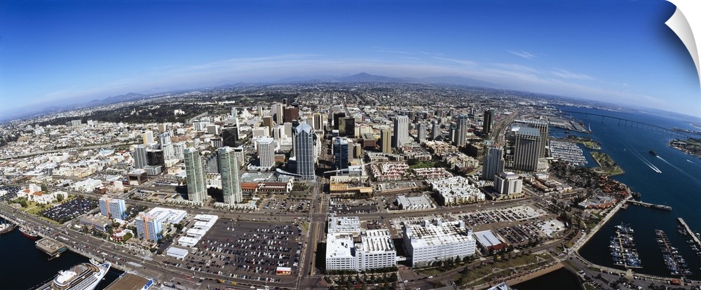 Aerial view of a city, San Diego, California