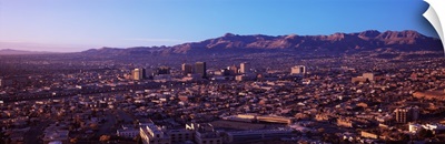 Aerial view of a cityscape, El Paso, Texas-Mexico Border