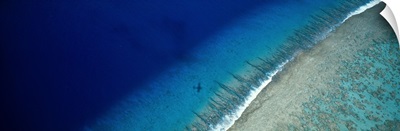 Aerial View of Beach, Teti'aroa Island, Polynesia