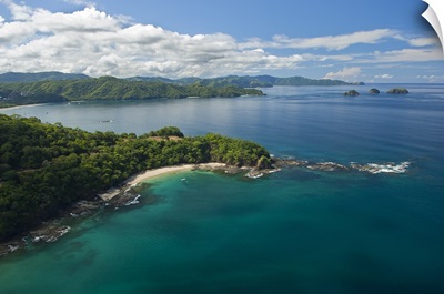 Aerial view of the coast, La Punta Papagayo, Gulf Of Papagayo, Guanacaste, Costa Rica