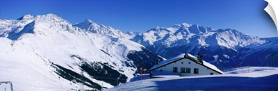 Alpine Scene in Winter, Switzerland