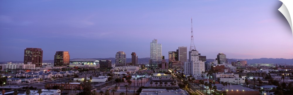 Downtown Phoenix skyline panorama.