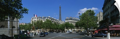 Avenue de Tourville & Eiffel Tower Paris France