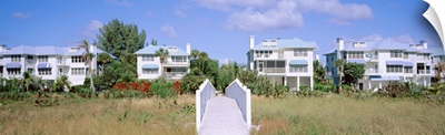 Beach houses, Sanibel Island, Florida