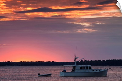 Boat in the river, Saint Michaels, Chesapeake Bay, Maryland