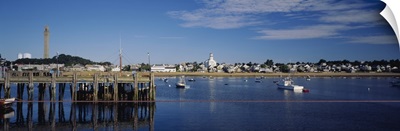 Boats in the sea, Provincetown, Cape Cod, Massachusetts