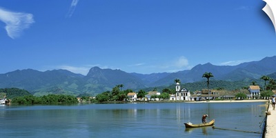 Brazil, Rio de Janeiro, Parati, Santa Rita Church, Church in the village