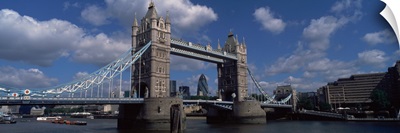 Bridge across a river Tower Bridge Thames River London England