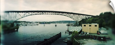 Bridge across an inlet Puget Sound Seattle Washington State