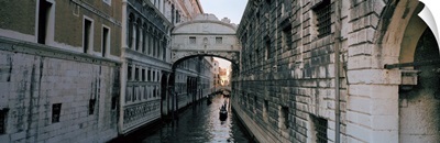 Bridge on a canal, Bridge Of Sighs, Grand Canal, Venice, Italy
