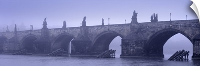 Bridge over a river, Charles Bridge, Prague, Czech Republic