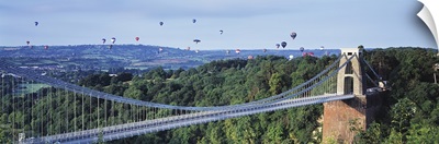 Bristol International Balloon Fiesta, Clifton Suspension Bridge, Bristol, England