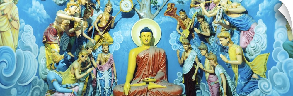 Buddhist Temple Sri Pushparama Sri Lanka