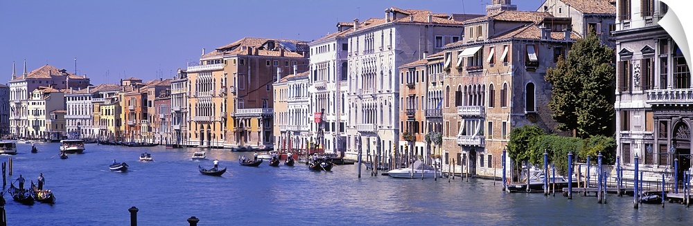 Buildings along a canal, Grand Canal, Venice, Italy