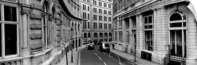 Buildings along a road, London, England