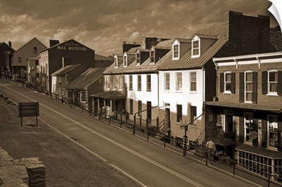 Buildings along High street, Harpers Ferry National Historic Park, West Virginia
