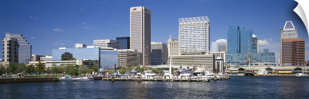 Buildings at the waterfront, Baltimore, Maryland