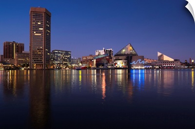 Buildings at the waterfront, Inner Harbor, Baltimore, Maryland