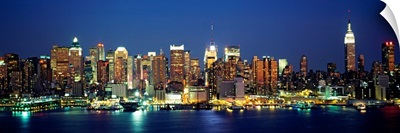 Buildings at the waterfront, Manhattan, New York City, New York State