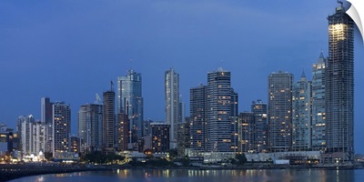 Buildings at the waterfront, Panama City, Panama