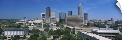 Buildings in a city, Charlotte, Mecklenburg County, North Carolina